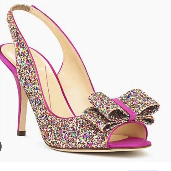Kate spade glitter heels. - Picture 2 of 6